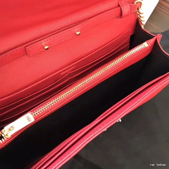 Repzbay REP MATELASSÉ WALLET CHAIN YSL CASSANDRE 0809